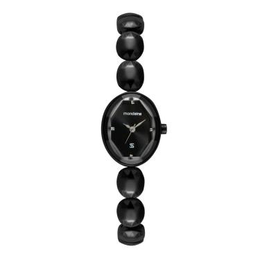 Imagem de Relogio Mondaine Feminino Ref: 33047lpmvpm3 Oval Bracelete Black