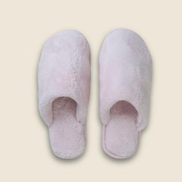 Imagem de Pantufa Premium Rose Microfibra Rosa 37x38 - A\CASA
