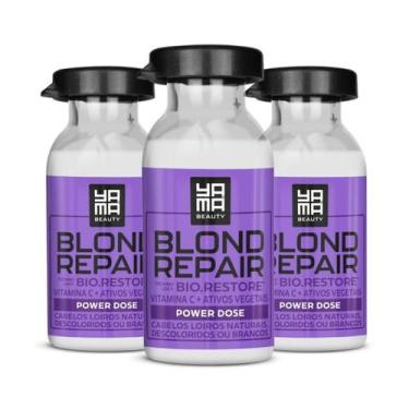 Imagem de Kit Ampola Reconstrutora Yamá Blond Repair 18ml C/3 Unidades - Yama Be