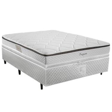 Imagem de Cama Box Baú Herval Pequim Casal, Molas Ensacadas, 68 x 138 x 188 cm