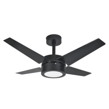 Imagem de Ventilador de Teto Infinity Linea LED 6000K Preto 4 Pás 220 V + Contro
