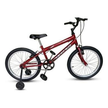 Imagem de Bicicleta Infantil Deeper Mtb-20 Aro 20 Com Rodinha Vermelho S