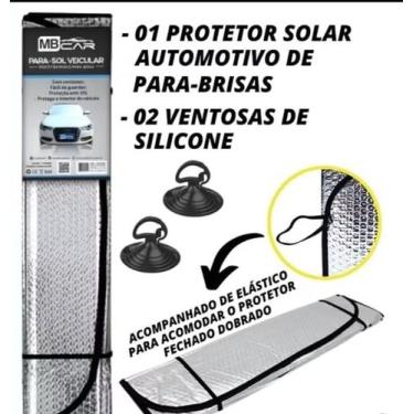 Imagem de Protetor Solar de Parabrisa Painel de Carro Quebra Sol Para Carro 1,30