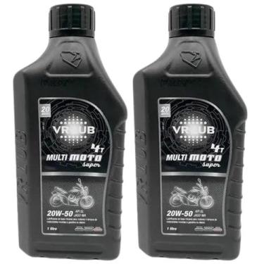 Imagem de Óleo P/ Motos Vr Lub Multimoto 4t Sae 20w50 Sl - 2 Litros