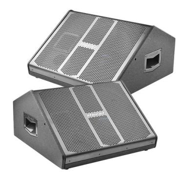 Imagem de Kit 2 Monitores Retorno De Palco Ativo E Passivo 200W 128dB Oneal KMT1