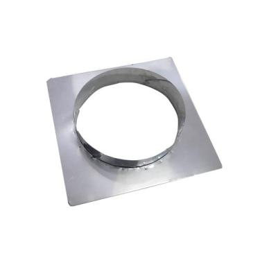 Imagem de Adaptador De Inox 430 Duto 12 Polegadas 40x40 Chaminé Forno - INOX LAU