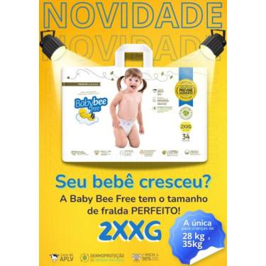 Imagem de Fralda baby bee dermoprotetora 2xxg 34un