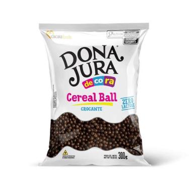 Imagem de Mini Cereal Crocante Chocolate 300g Decora Dona Jura - Cacau Foods