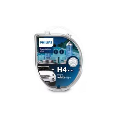 Imagem de Lâmpadas Farol  T6 Philips H4 CrystalVision