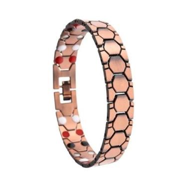 Imagem de Pulseira Magnética De Cobre Para Homens, Alívio Da Dor Da Artrite, Joi