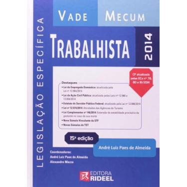 Imagem de Vade Mecum Trabalhista - Série Legislação Específica - RIDEEL OAB, 3