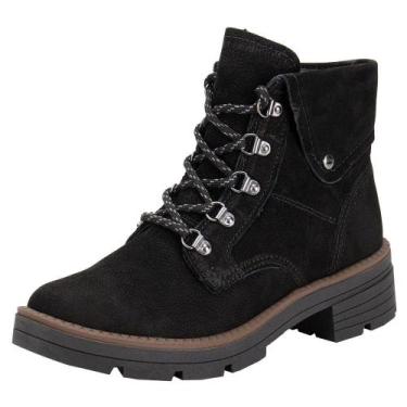 Imagem de Bota feminina coturno dakota da131, Preto, 38