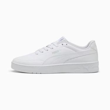 Imagem de Tênis Sb Masculino Puma Court Classic Clean 404440-2, Branco, 41