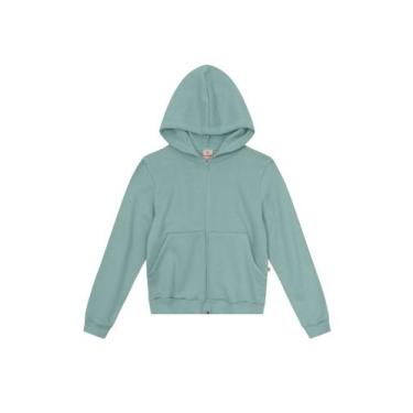Imagem de Blusa de Moletom Infantil Verde Brandili, Verde, 3