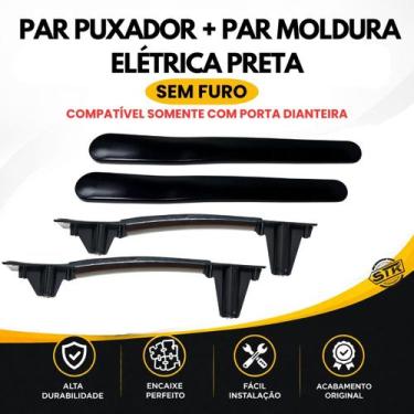 Imagem de Par Suporte Puxador Interno modelo 4 portas mais Par Acabamento Moldur