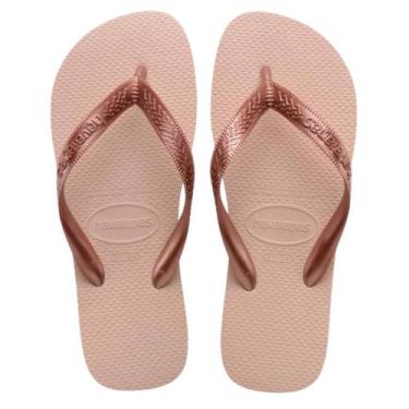 Imagem de Chinelo Havaianas Top Básica, 33/34, Rosa balet