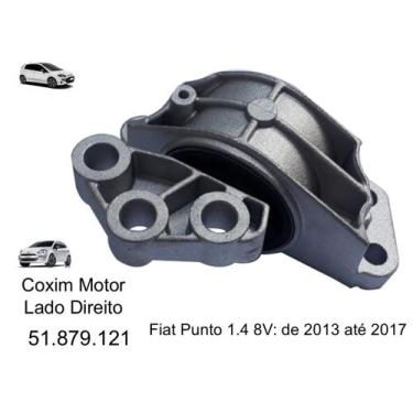 Imagem de Coxim do Motor Lado Direito (Lado do Passageiro) para Fiat Punto 1.4 -