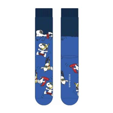 Imagem de Meia Cano Longo Adulto 39-43 Snoopy 8185SNO1 Cia da Meia