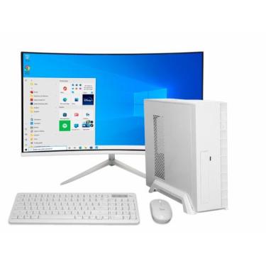 Imagem de Computador Pc Slim I5 10ª 16gb DDR4 Ram Nvme 256gb Tela 23 win11 c/wif