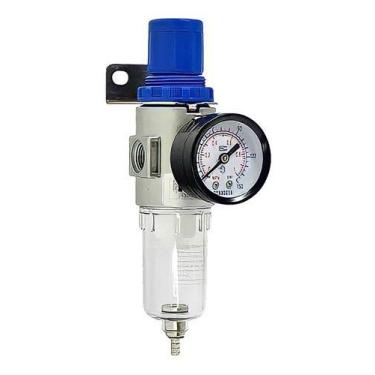 Imagem de Filtro De Ar Eliminador de Água Para Compressor Com Regulador De Press