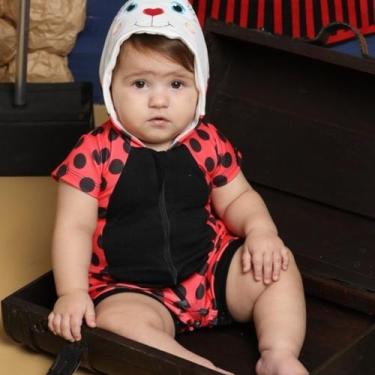 Imagem de Macacão bebê infantil animais verão-Pinguim- Elefante - Dino - Lessa K