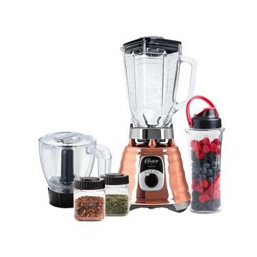 Imagem de Liquidificador com Acessórios Oster New Osterizer Clássico Cobre Jarra de Vidro 1,25L 220V