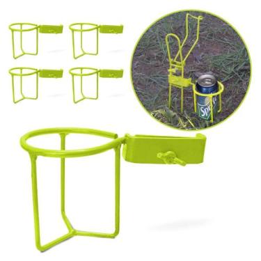 Imagem de Porta Lata para Suporte Vara de Pesca com Parafuso Fluorescente Ideal 