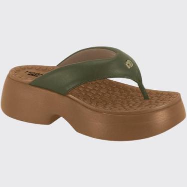Imagem de Sandália Nuvem Feminina Flatform Confort Modare 7210.206.29292, Verde 