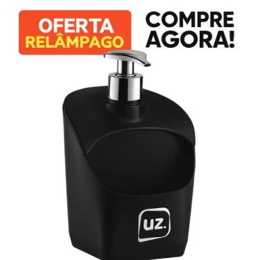 Imagem de Dispenser Porta Detergente Sabão Liquido Dosador Com Suporte Esponja P