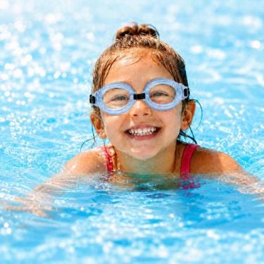 Imagem de Óculos De Natação Infantil Mergulho Ajustável Criança Piscina Mar Prai