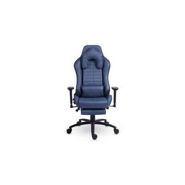 Imagem de Cadeira Gamer XT Racer Platinum W Series, Até 120kg, Com Almofadas, Reclinável, Descanso de Braço 3D, Azul - XTR-067