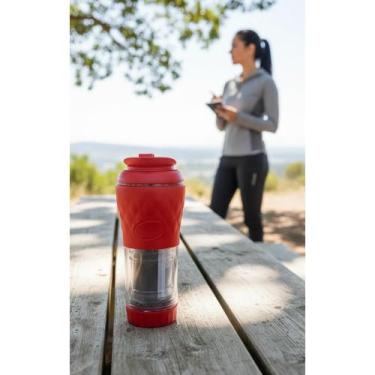 Imagem de Cafeteira Prensa Francesa Vermelha 350ml Portátil - Congratulations St