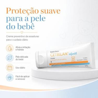 Imagem de Creme para Assaduras Cetrilan Infantil 120g Alivia e Hidrata - Therask