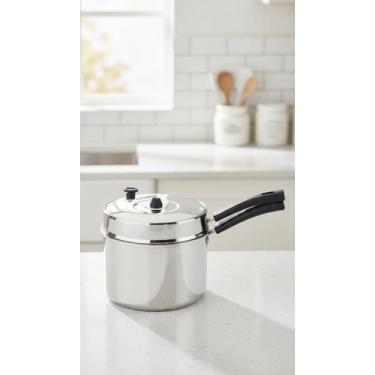 Imagem de Pipoqueira Alumínio Polido 20cm 4.2L - Congratulations Store