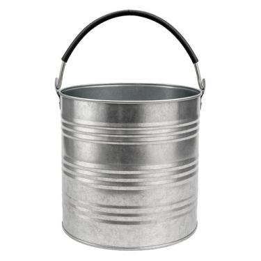 Imagem de Balde Galvanizado 14 Litros - Alta Durabilidade Uso Doméstico e Profis