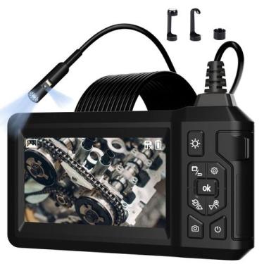 Imagem de Endoscópio Industrial Larlarsa 8mm Lente Dupla 1080P à Prova d'Água co