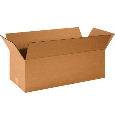Imagem de Caixas onduladas BOX USA 24x10x8cm de comprimento, pacote de 25