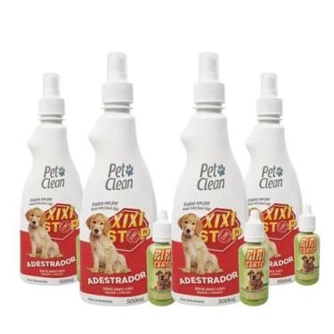 Imagem de Combo 4 Kit Pet Clean Xixi Stop + Pipi Certo para Cães