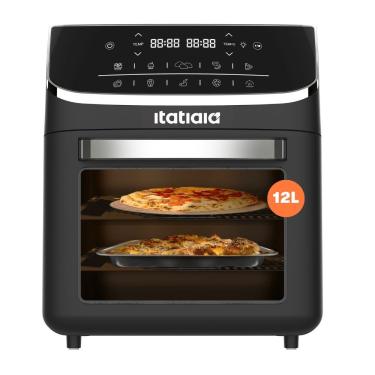 Imagem de Fritadeira Air Fryer sem Óleo Itatiaia AFITA1004 Forno 12L 1800W Multifunção com Timer Digital 110V