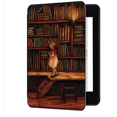 Imagem de CCOO Nova capa para Kindle Paperwhite de 6,8 polegadas 11ª geração 2021 capa protetora inteligente com alça de mão, despertar/dormir automática