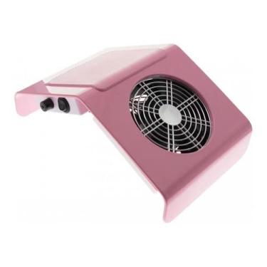 Imagem de Coletor Aspirador Sugador De Pó Unhas De Gel Bivolt (Rosa)