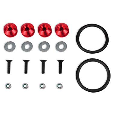 Imagem de Anilha de Parachoque Trava Quick Release Vermelho Tpa02