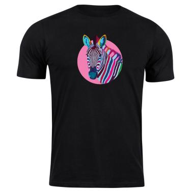 Imagem de Camiseta algodão zebra new wave psicodelico camisa blusa