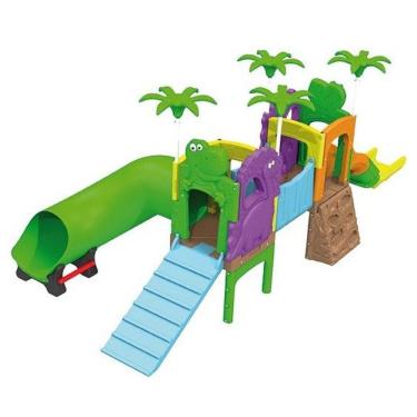 Imagem de Playground Parque dos Fofossauros (Escorrega, túnel e rampa_