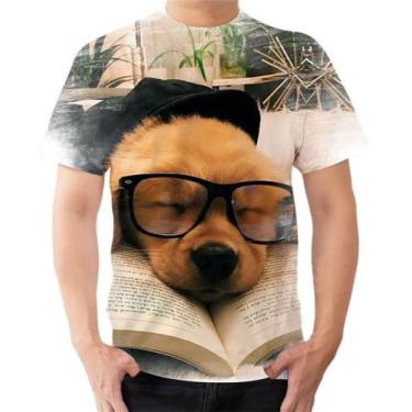 Imagem de Camisa Camiseta Personalizada Cachorro Animal Estampa 8 - Estilo Krake