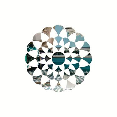 Imagem de Espelho Decorativo Acrílico Mandala 65X65 Cm 41 Peças 38132