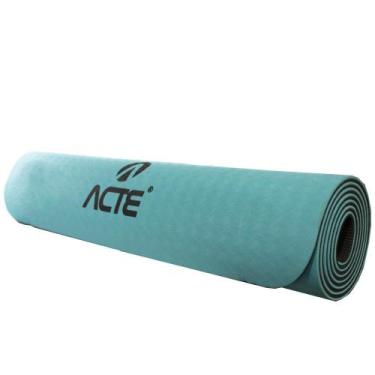 Imagem de Tapete Yoga Mat Master Acte Azul/Preto - T137-Az - Acte Sports