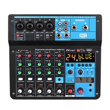 Imagem de Mesa De Som MXT MX-6T 6 Canais DSP 24 Efeitos Webcast Interface Phantom Filtro HPF