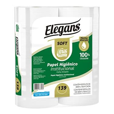 Imagem de Papel higienico rolao Soft Mili 100% 19g 10x300 8un