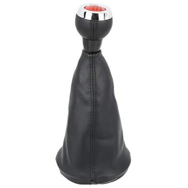 Imagem de X AUTOHAUX Kit de capas para botas de marcha de carro de 6 velocidades com furo interno de 1,5 cm para BMW para Mini Cooper 86 x 54 mm